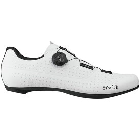 フィジーク メンズ スニーカー シューズ Tempo Overcurve R4 Cycling Shoe White/Black