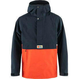 【送料無料】 フェールラーベン メンズ ジャケット・ブルゾン アノラック アウター Vardag Hydratic Anorak - Men's Dark Navy/Flame Orange