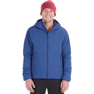 }[bg Y AE^[ WPbgEu] t[fbhWPbg WPbg Marmot Novus Hooded Jacket - Men's Twilight Blue u[