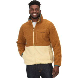 }[bg Y AE^[ WPbgEu] t[X WPbg Marmot Aros Fleece Jacket - Men's Hazel/Light Oak