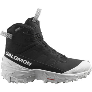 �T������ �����Y �V���[�Y �u�[�c�E���C���u�[�c Salomon Crosstrak Powder Waterproof Boot - Men's Black/Black/White �z���C�g