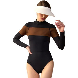 �V���V�A���[���C ���f�B�[�X ���� �㉺�Z�b�g Cynthia Rowley Color-Block Spring Wetsuit - Women's Black Brown �u���b�N