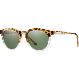 スミス レディース サングラス・アイウェア アクセサリー Questa Polarized Sunglasses - Women's Amber Tortoise/Gray Green Polarized