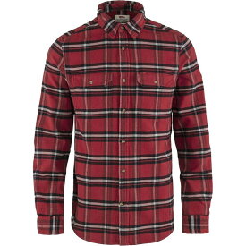 フェールラーベン メンズ シャツ トップス Ovik Heavy Flannel Shirt - Men's Red Oak/Fog