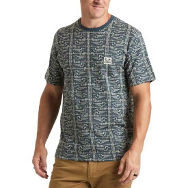 ハウラーブラザーズ メンズ Tシャツ トップス Jacquard T-Shirt - Men's Pictograph Jacquard/Navy