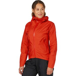 ���u ���f�B�[�X �A�E�^�[ �W���P�b�g�E�u���]�� �_�E�� �W���P�b�g Rab Cinder Downpour Jacket - Women's Red Grapefruit ���b�h