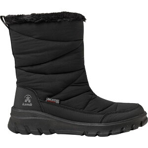 �J�~�b�N ���f�B�[�X �V���[�Y �u�[�c�E���C���u�[�c Kamik Snowdon Zip Boot - Women's Black �u���b�N