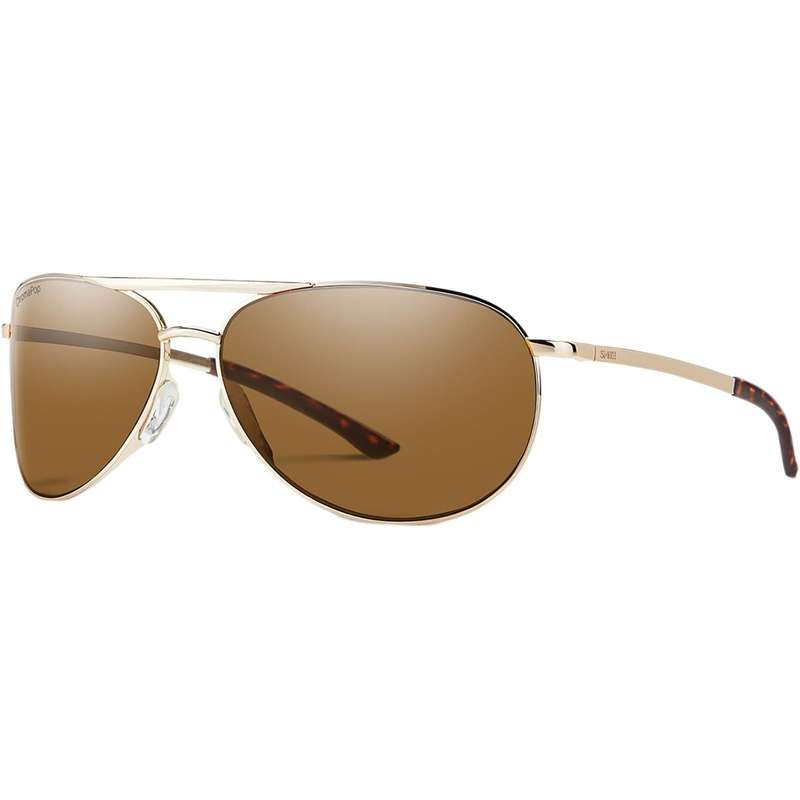 スミス メンズ サングラス・アイウェア アクセサリー Serpico Slim ChromaPop Polarized Sunglasses  Gold/Polarized Brown 国内外の人気
