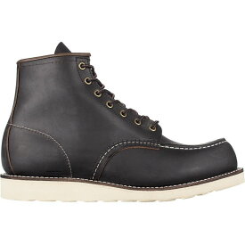 【送料無料】 レッドウイング メンズ ブーツ・レインブーツ シューズ Classic 6in Moc Boot - Men's Black Prairie Leather