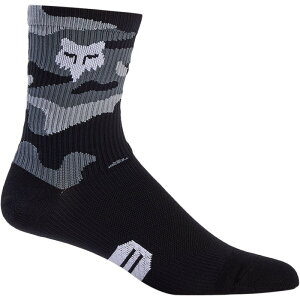 �t�H�b�N�X���[�V���O �����Y �A���_�[�E�F�A �C�� Fox Racing Ranger 6in Sock Black Camo �u���b�N