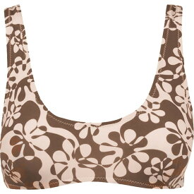 【送料無料】 リズム レディース トップのみ 水着 Drifter Floral Crop Top - Women's Chocolate