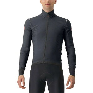 JXe Y AE^[ WPbgEu] WPbg Castelli Alpha Flight RoS Jacket - Men's Light Black/Silver Reflex/Dark Gray ubN