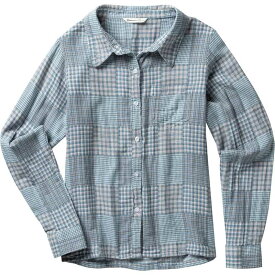 【送料無料】 バックカントリー レディース Tシャツ トップス Range Long-Sleeve Plaid Shirt - Women's Blue Plaid