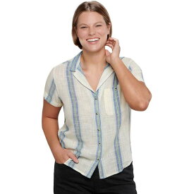 【送料無料】 ドード アンドコー レディース Tシャツ トップス Camp Cove Short-Sleeve Shirt - Women's Salt Trio Stripe