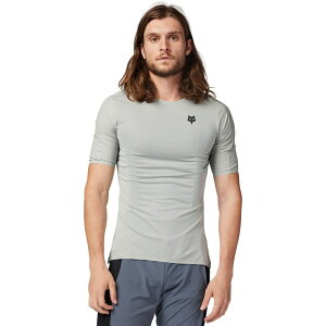 【送料無料】 フォックスレーシング メンズ Tシャツ トップス Flexair Ascent Short-Sleeve Jersey - Men's Grey Vintage