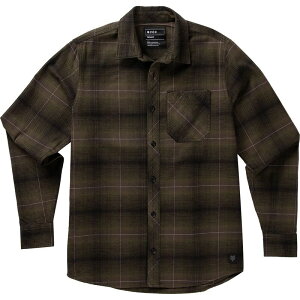 �t�H�b�N�X���[�V���O �����Y �g�b�v�X T�V���c Fox Racing Source Flannel - Men's Olive Green �O���[��