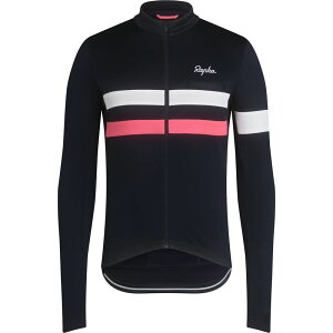 ���t�@ �����Y �g�b�v�X T�V���c �W���[�W�[ ���� Rapha Brevet Long-Sleeve Jersey - Men's Dark Navy/High-Vis Pink �l�C�r�[
