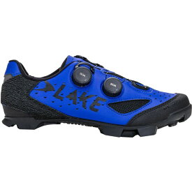 【送料無料】 レイク メンズ スニーカー シューズ MX238 Wide Cycling Shoe - Men's Strong Blue/Black Microfiber