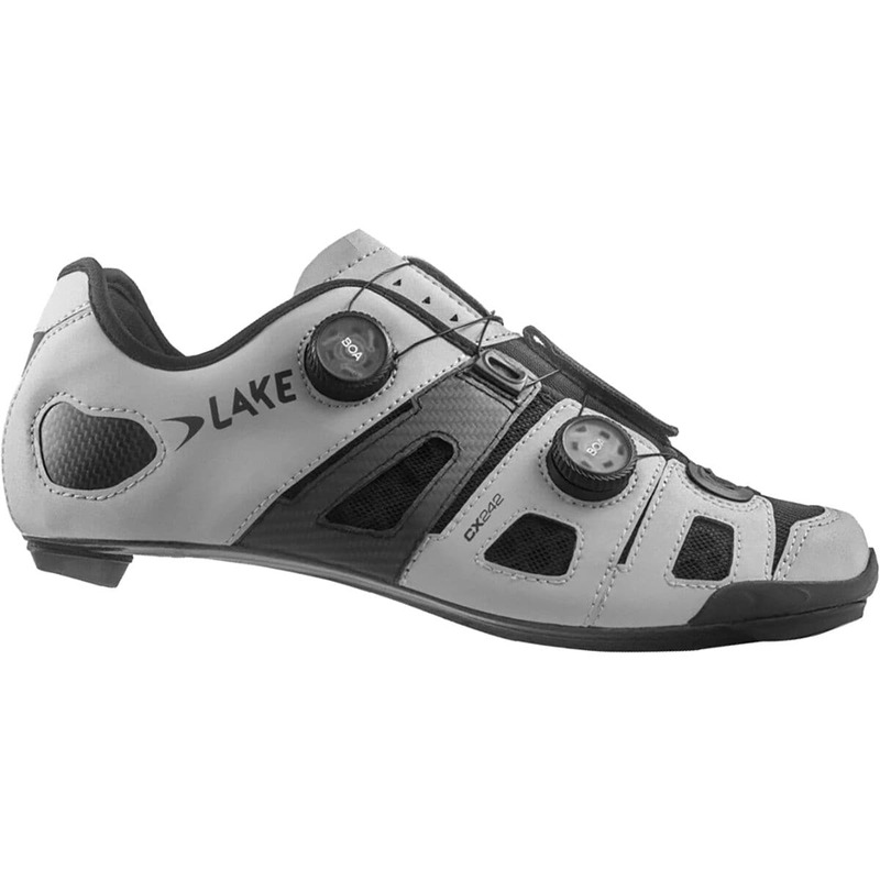  レイク メンズ スニーカー シューズ CX242 Cycling Shoe Men's Reflective Silver Grey Microfiber