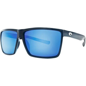 【送料無料】 コスタ メンズ サングラス・アイウェア アクセサリー Rincon 580G Polarized Sunglasses Shiny Black Ocearch - Blue Mirror 580G