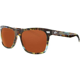 【送料無料】 コスタ メンズ サングラス・アイウェア アクセサリー Aransas 580G Polarized Sunglasses Copper Silver Mirror 580g/Shiny Ocean Tortoise Frame