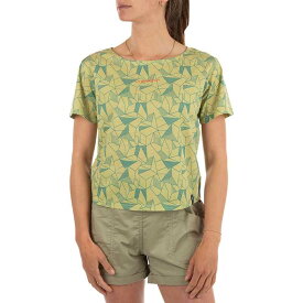 【送料無料】 ラスポルティバ レディース Tシャツ トップス Dimension T-Shirt - Women's Lagoon/Green Banana