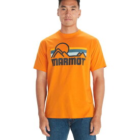 【送料無料】 マーモット メンズ Tシャツ トップス Coastal T-Shirt - Men's Orange Pepper