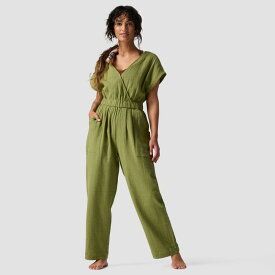 【送料無料】 バックカントリー レディース スカート ボトムス Sleeveless Cotton Gauze Jumpsuit - Women's Calliste Green