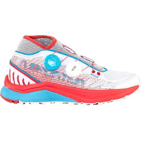【送料無料】 ラスポルティバ レディース スニーカー ランニングシューズ シューズ Jackal II BOA Trail Running Shoe - Women's White/Hibiscus