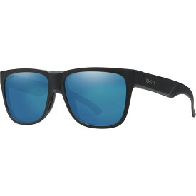 【送料無料】 スミス レディース サングラス・アイウェア アクセサリー Lowdown 2 ChromaPop Polarized Sunglasses Matte Black Frame/Blue Mirror Polarized