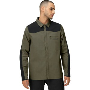 �m���[�i �����Y �g�b�v�X T�V���c Norrona Skibotn Flex1 Shirt - Men's Olive Night �I���[�u