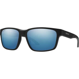 【送料無料】 スミス メンズ サングラス・アイウェア アクセサリー Basecamp ChromaPop Polarized Sunglasses Matte Black/ChromaPop Polar Blue Mirror