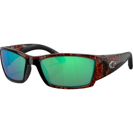 【送料無料】 コスタ メンズ サングラス・アイウェア アクセサリー Corbina 580G Polarized Sunglasses Tortoise/Green Mirror