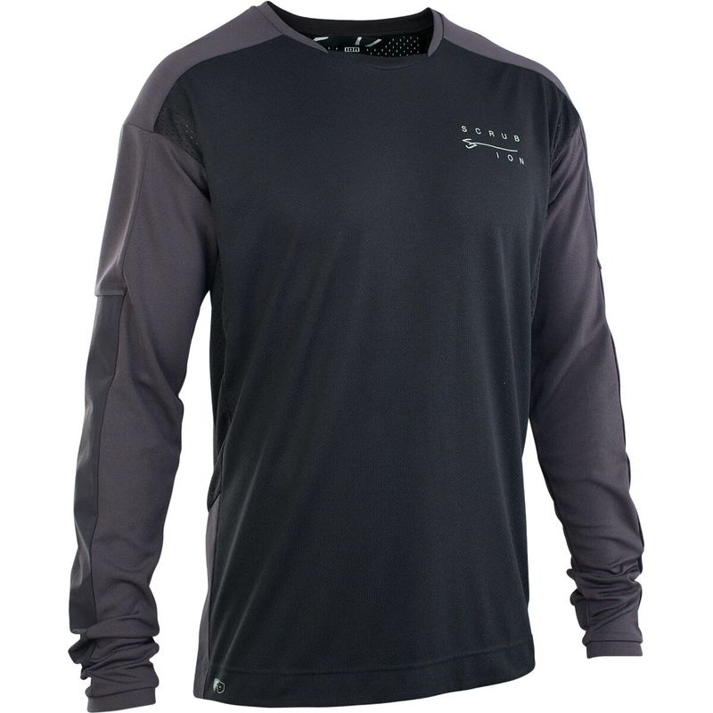 【送料無料】 イオン メンズ Tシャツ トップス Scrub Amp Long-Sleeve BAT Jersey - Men´s Black