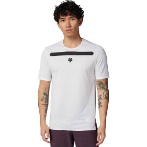 【送料無料】 フォックスレーシング メンズ Tシャツ トップス Flexair Short-Sleeve Jersey - Men's Aviation Race White