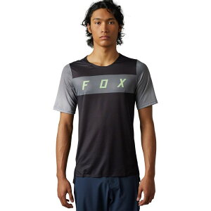 【送料無料】 フォックスレーシング メンズ Tシャツ トップス Flexair Short-Sleeve Jersey - Men's Arcadia Black