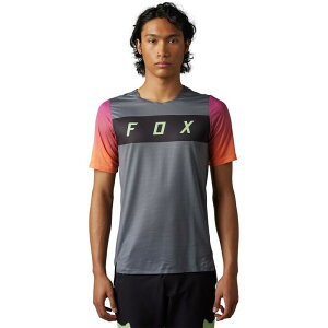 【送料無料】 フォックスレーシング メンズ Tシャツ トップス Flexair Short-Sleeve Jersey - Men's Arcadia Pewter