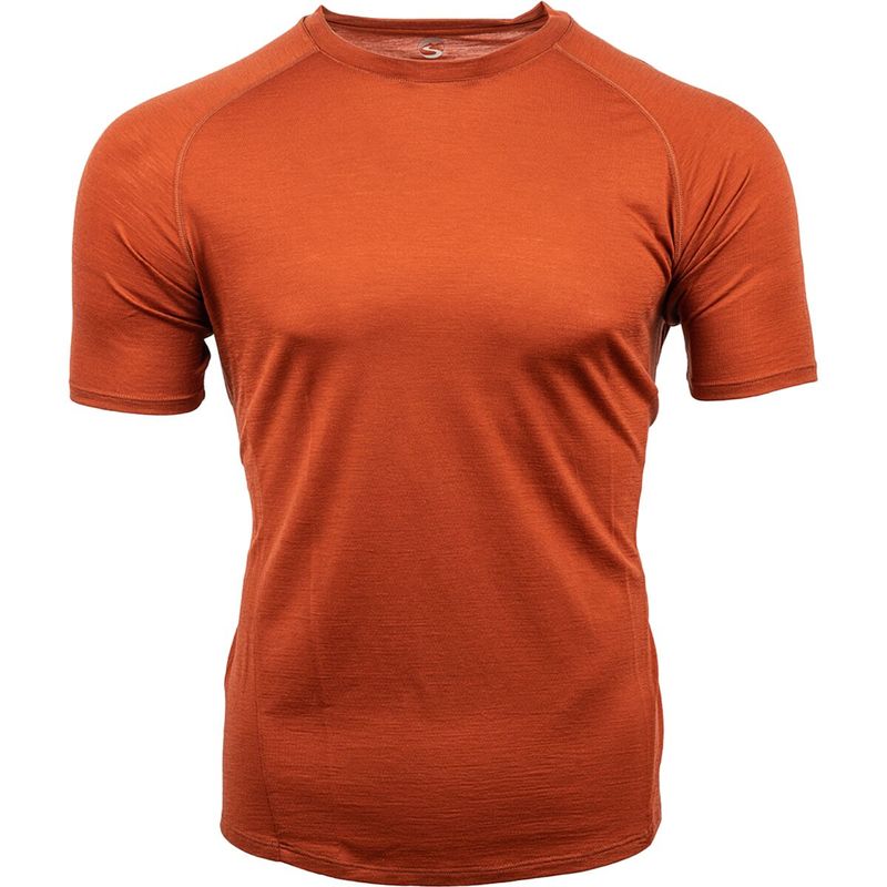 限定タイムセール  シャワーパス メンズ Tシャツ トップス Apex Merino Tech T-Shirt - Men's Clay