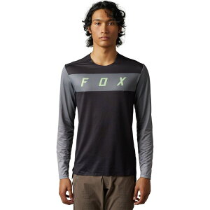 【送料無料】 フォックスレーシング メンズ Tシャツ トップス Flexair Long-Sleeve Jersey - Men's Arcadia Black