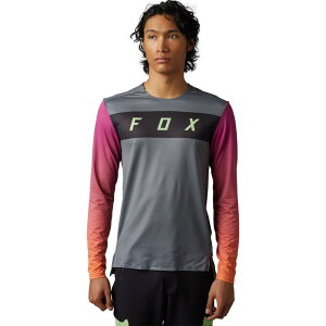 【送料無料】 フォックスレーシング メンズ Tシャツ トップス Flexair Long-Sleeve Jersey - Men's Arcadia Pewter