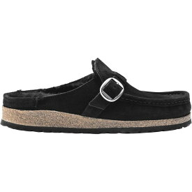 【送料無料】 ビルケンシュトック レディース スニーカー シューズ Buckley Shearling Lined Narrow Shoe - Women's Black/Black Suede Shearling