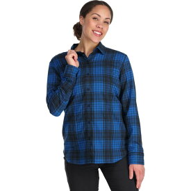【送料無料】 アウトドアリサーチ レディース Tシャツ トップス Kulshan Flannel Shirt - Women's Classic Blue Plaid