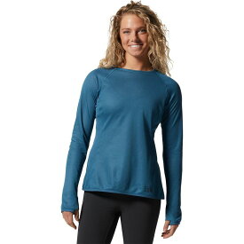 【送料無料】 マウンテンハードウェア レディース Tシャツ トップス AirMesh Long-Sleeve Crew Top - Women's Caspian