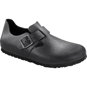 �r���P���V���g�b�N �����Y �V���[�Y �X�j�[�J�[ ���U�[ Birkenstock London Leather Shoe - Men's Black Oiled Leather �u���b�N