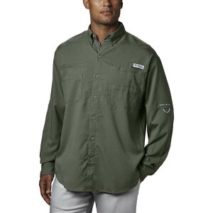 �R�����r�A �����Y �g�b�v�X �V���c ���� Columbia Tamiami II Long-Sleeve Shirt - Men's Cypress