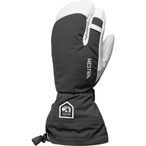 �w�X�g�� �����Y �A�N�Z�T���[ ��� ���U�[ Hestra Army Leather Heli 3-Finger Glove - Men's Grey �O���[