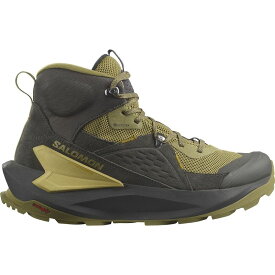サロモン メンズ シューズ ブーツ・レインブーツ ゴアテックス ハイキング Salomon Elixir Mid Gore-Tex Hiking Boot - Men's Black/Dried Herb/Southern Moss