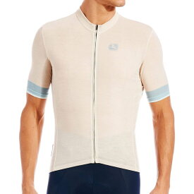 【送料無料】 ジョルダーノ メンズ Tシャツ トップス Wool Short-Sleeve Jersey - Men's Beige/Light Blue