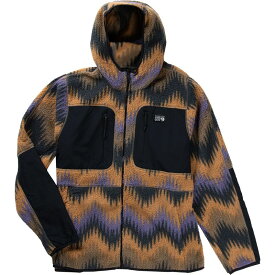 【送料無料】 マウンテンハードウェア メンズ ジャケット・ブルゾン アウター HiCamp Fleece Printed Hooded Jacket - Men's Trail Dust Zig Zag Print