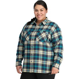 【送料無料】 アウトドアリサーチ レディース Tシャツ トップス Feedback Flannel Plus Shirt - Women's Deep Lake Plaid